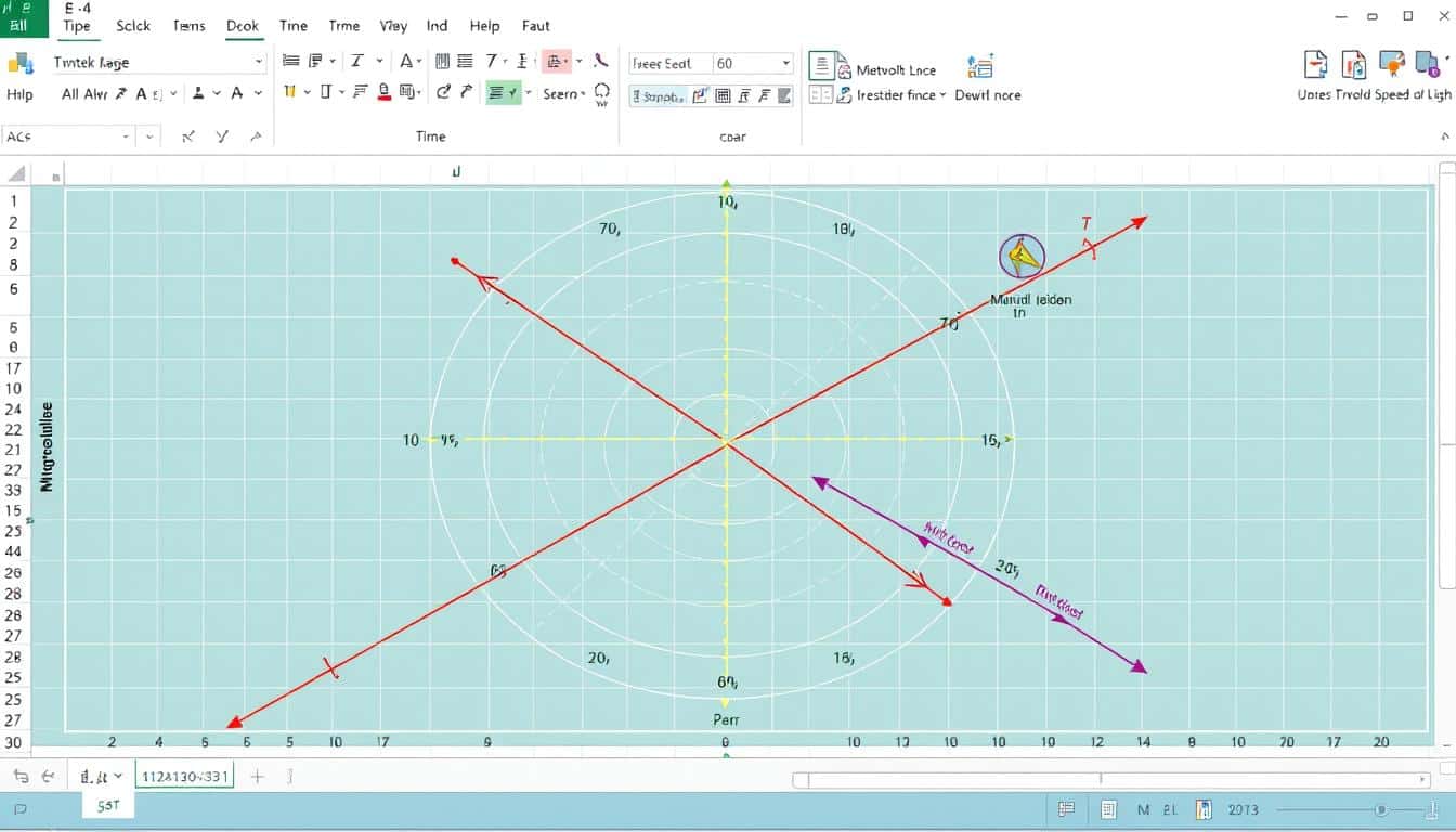 Minkowski Diagramm Excel Vorlage hier kostenlos downloaden