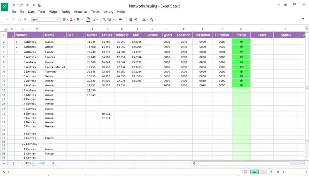 Netzwerkdokumentation Excel Vorlage hier kostenlos downloaden