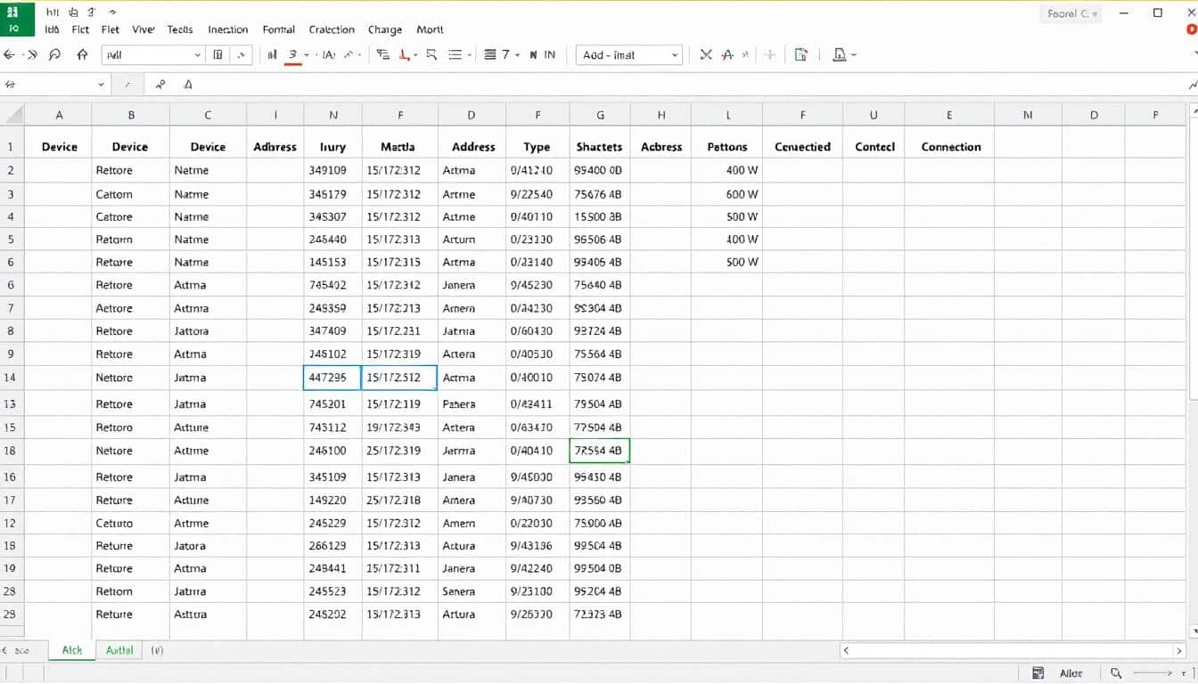 Netzwerkdokumentation Excel Vorlage hier kostenlos downloaden