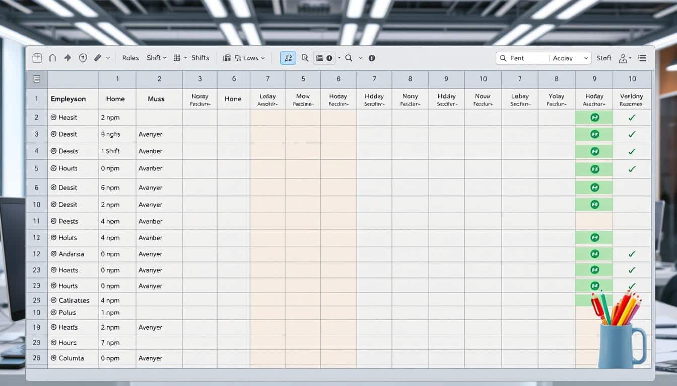 Personaleinsatzplanung Excel Vorlage hier kostenlos downloaden