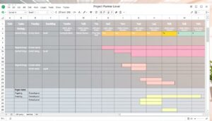 Projektplaner Excel Vorlage hier kostenlos downloaden