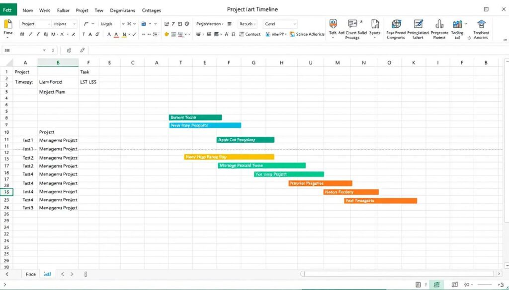 Projektzeitplan Excel Vorlage hier kostenlos downloaden