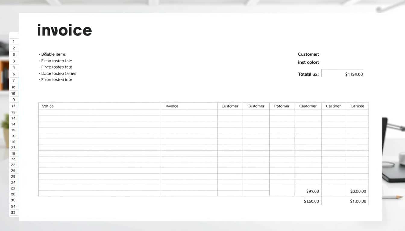 Rechnungsliste Excel Vorlage hier kostenlos downloaden