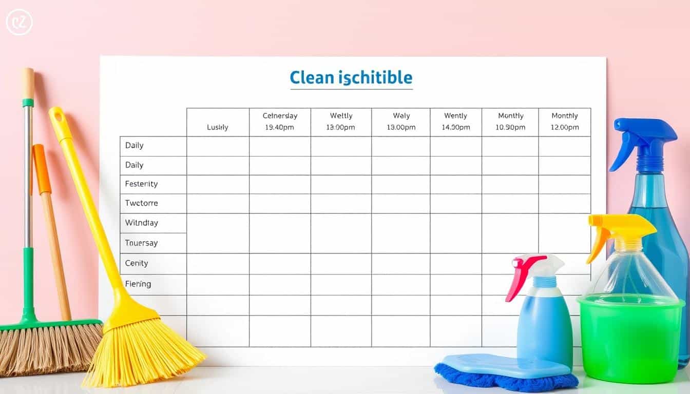 Reinigungsplan Excel Vorlage hier kostenlos downloaden
