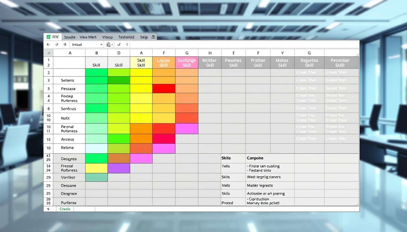 Skill Matrix Excel Vorlage hier kostenlos downloaden