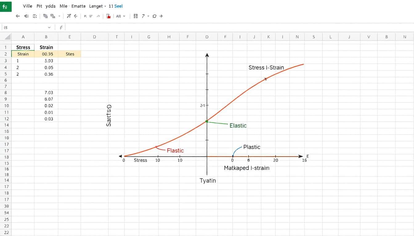 Spannungs Dehnungs Diagramm Excel Vorlage hier kostenlos downloaden