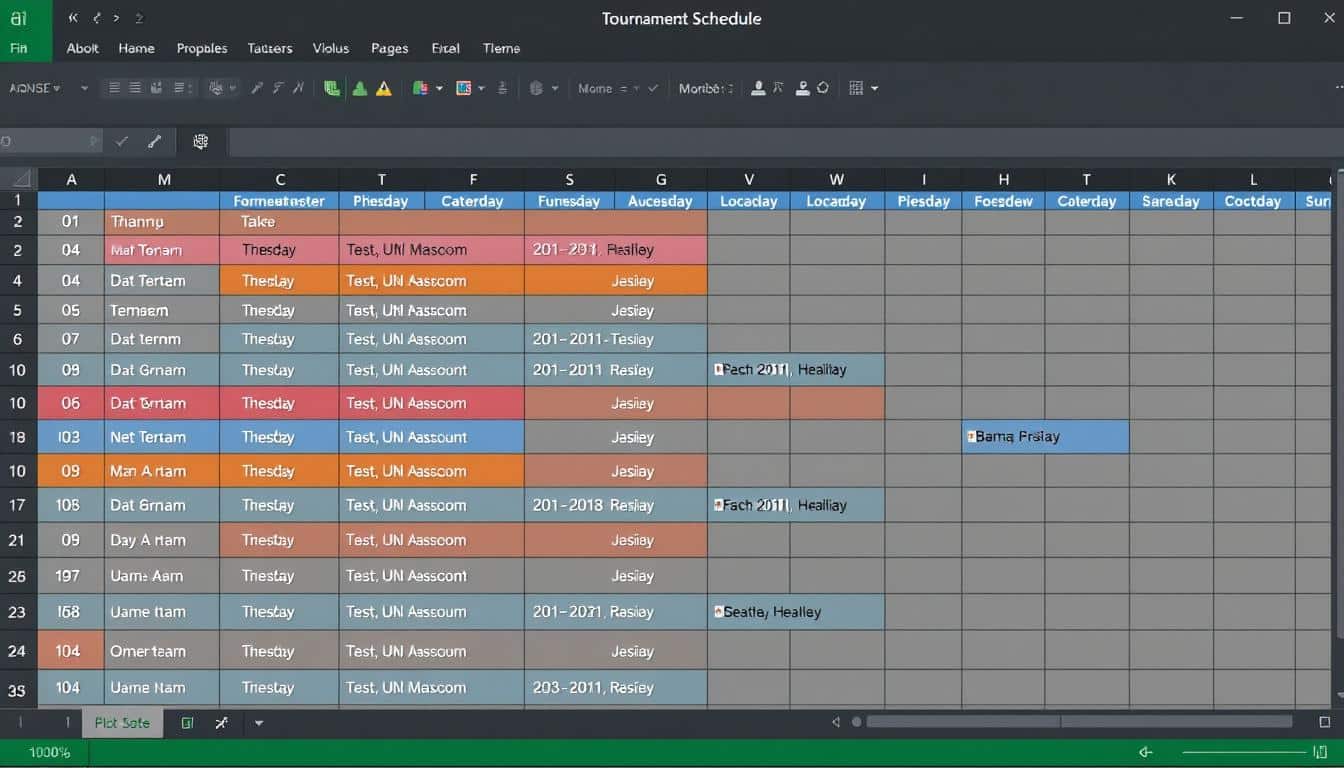 Spielplan Excel Vorlage hier kostenlos downloaden