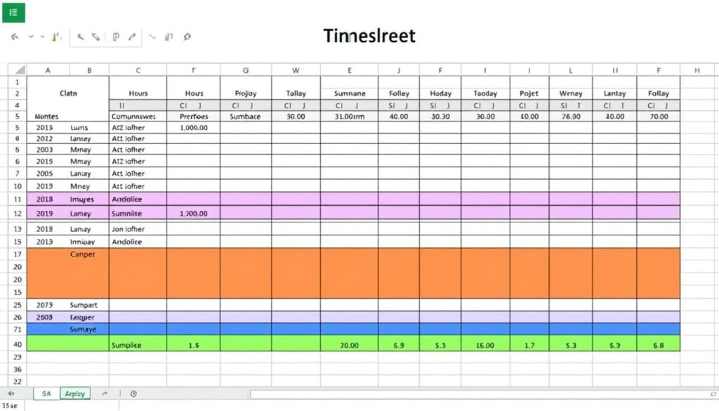 Stundenzettel  Excel Vorlage hier kostenlos downloaden