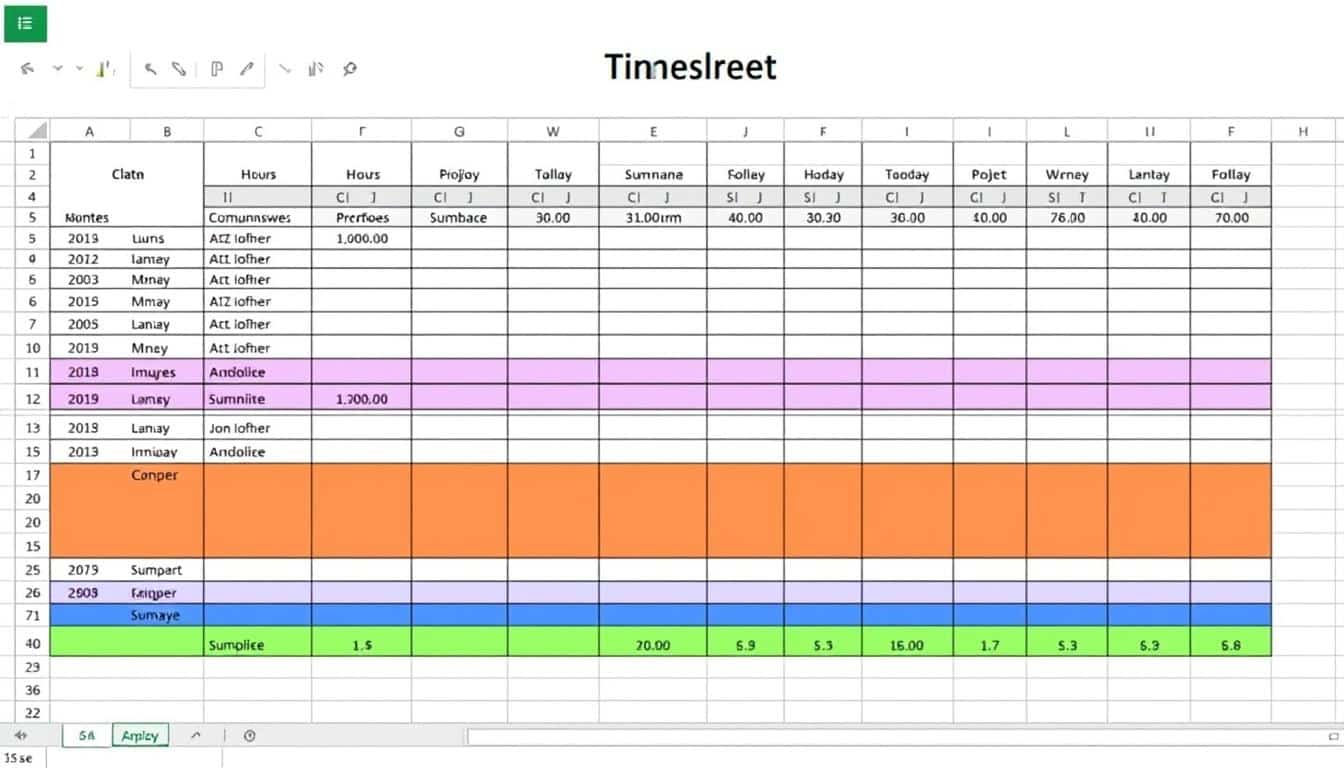 Stundenzettel  Excel Vorlage hier kostenlos downloaden