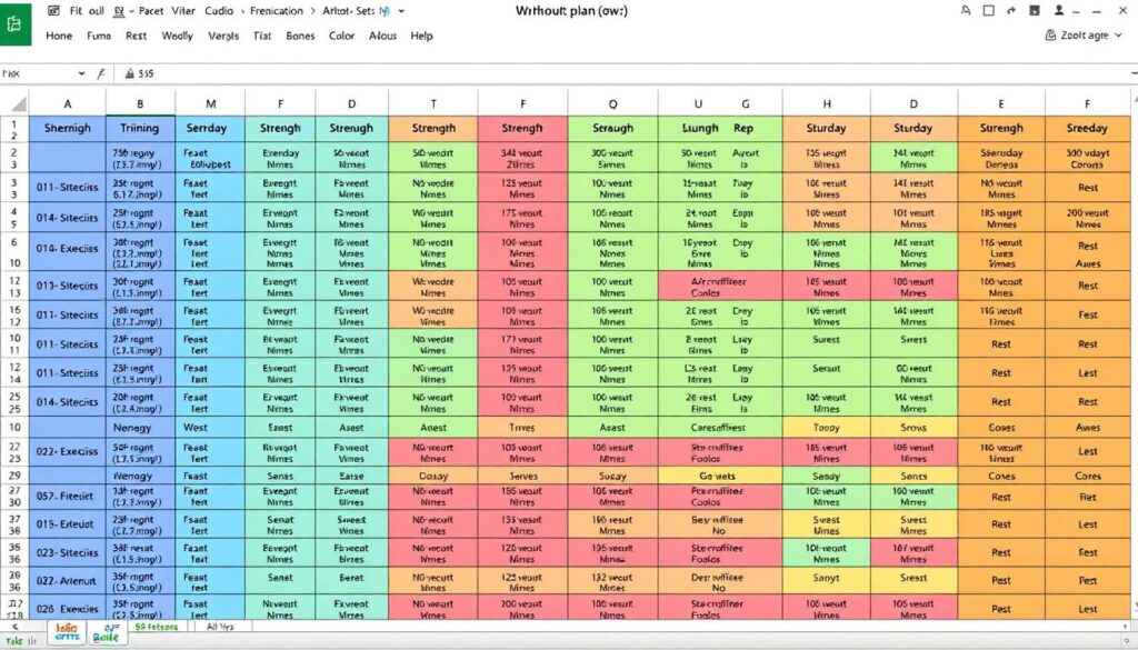 Trainingsplan Excel Vorlage hier kostenlos downloaden