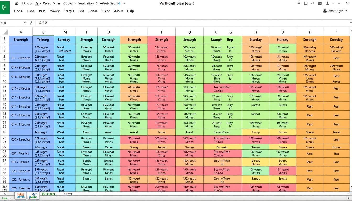 Trainingsplan Excel Vorlage hier kostenlos downloaden