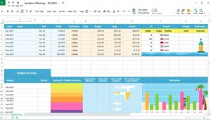 Urlaubsplaner 2025 Excel Vorlage hier kostenlos downloaden