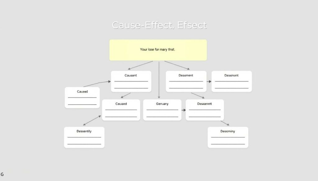 Ursache Wirkungs Diagramm Excel Vorlage hier kostenlos downloaden