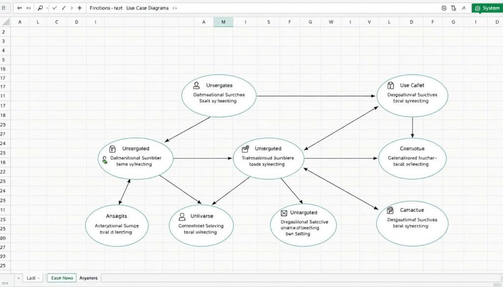 Use Case Diagramm Excel Vorlage hier kostenlos downloaden