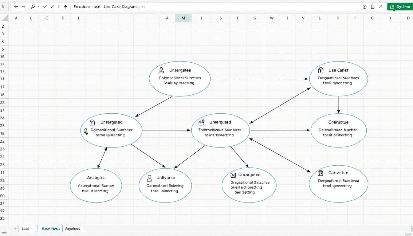 Use Case Diagramm Excel Vorlage hier kostenlos downloaden