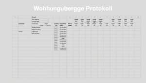 Wohnungsübergabe Protokoll Excel Vorlage hier kostenlos downloaden