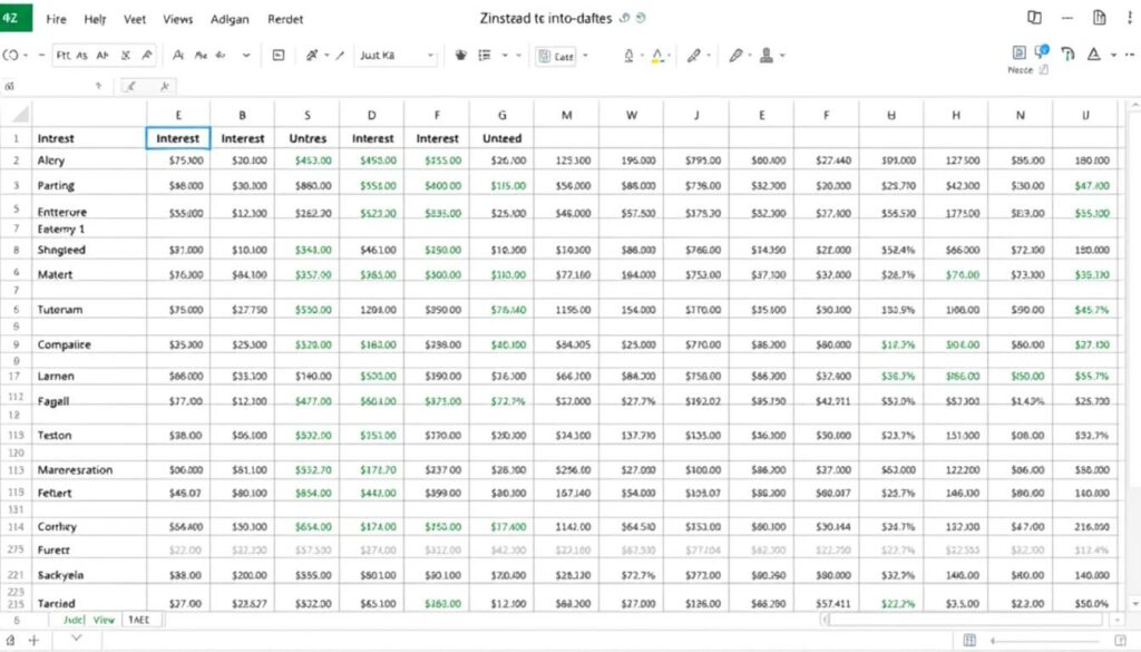 Zinsstaffel Excel Vorlage hier kostenlos downloaden