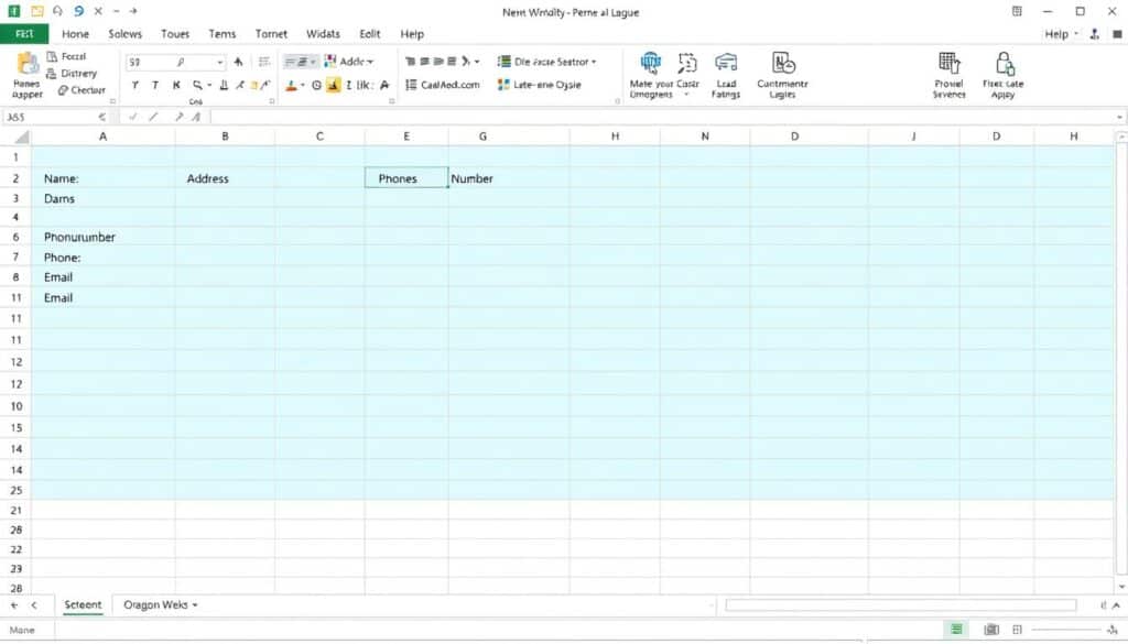 Adressverwaltung Excel Vorlage hier kostenlos downloaden