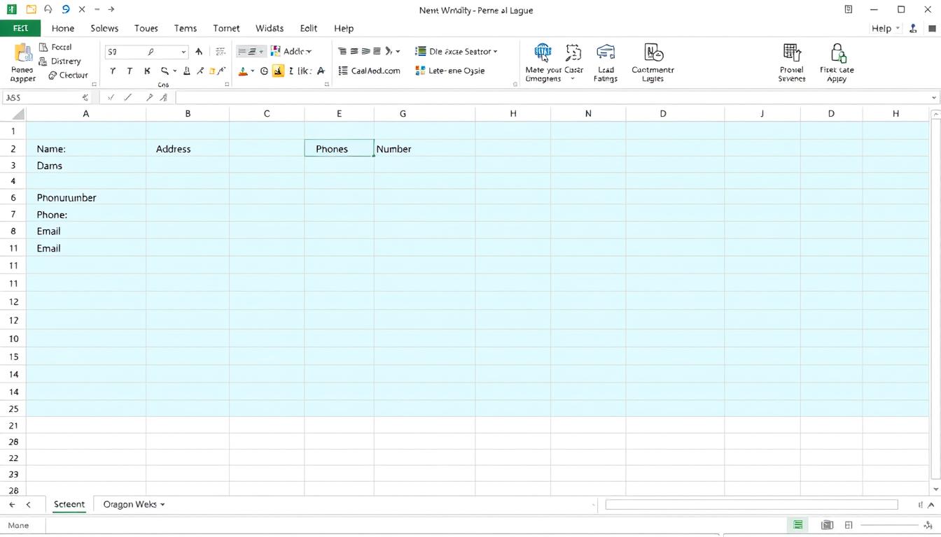 Adressverwaltung Excel Vorlage hier kostenlos downloaden