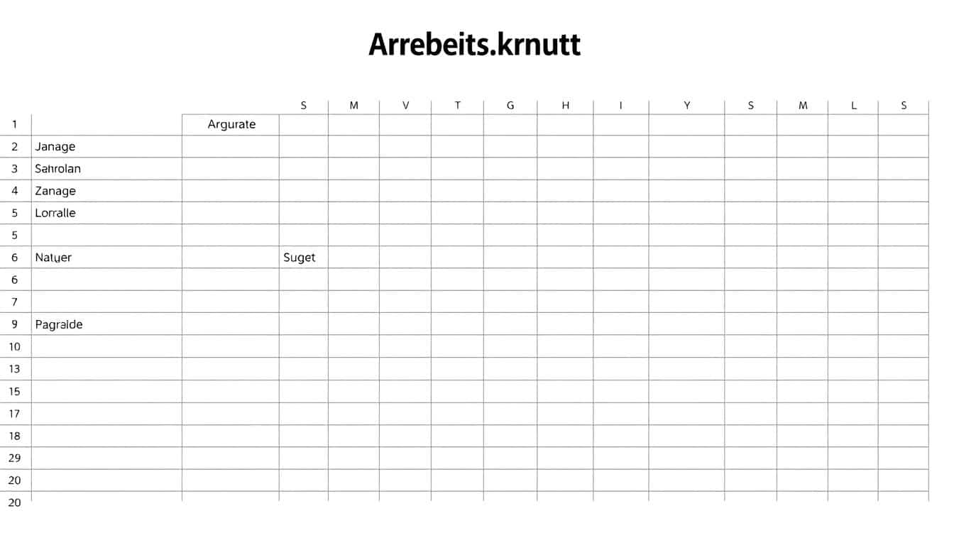 Arbeitsauftrag Excel Vorlage hier kostenlos downloaden