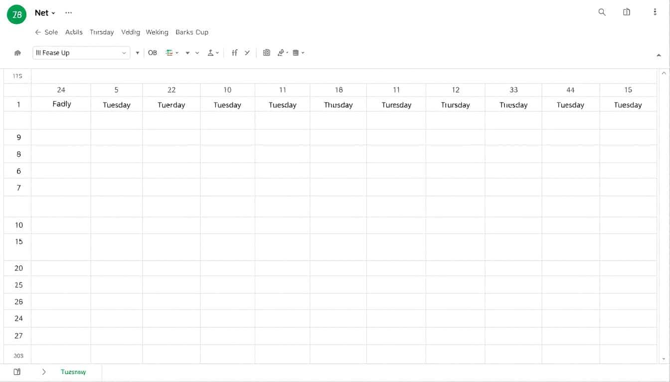 Arbeitsplan Wochenplan Excel Vorlage hier kostenlos downloaden