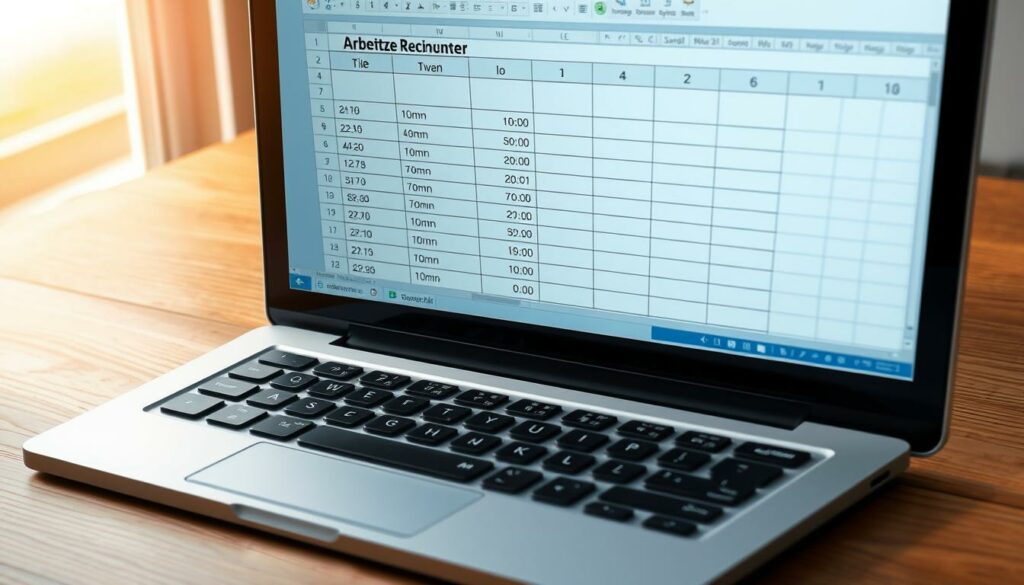 Arbeitszeiten Rechner Excel Vorlage hier kostenlos downloaden