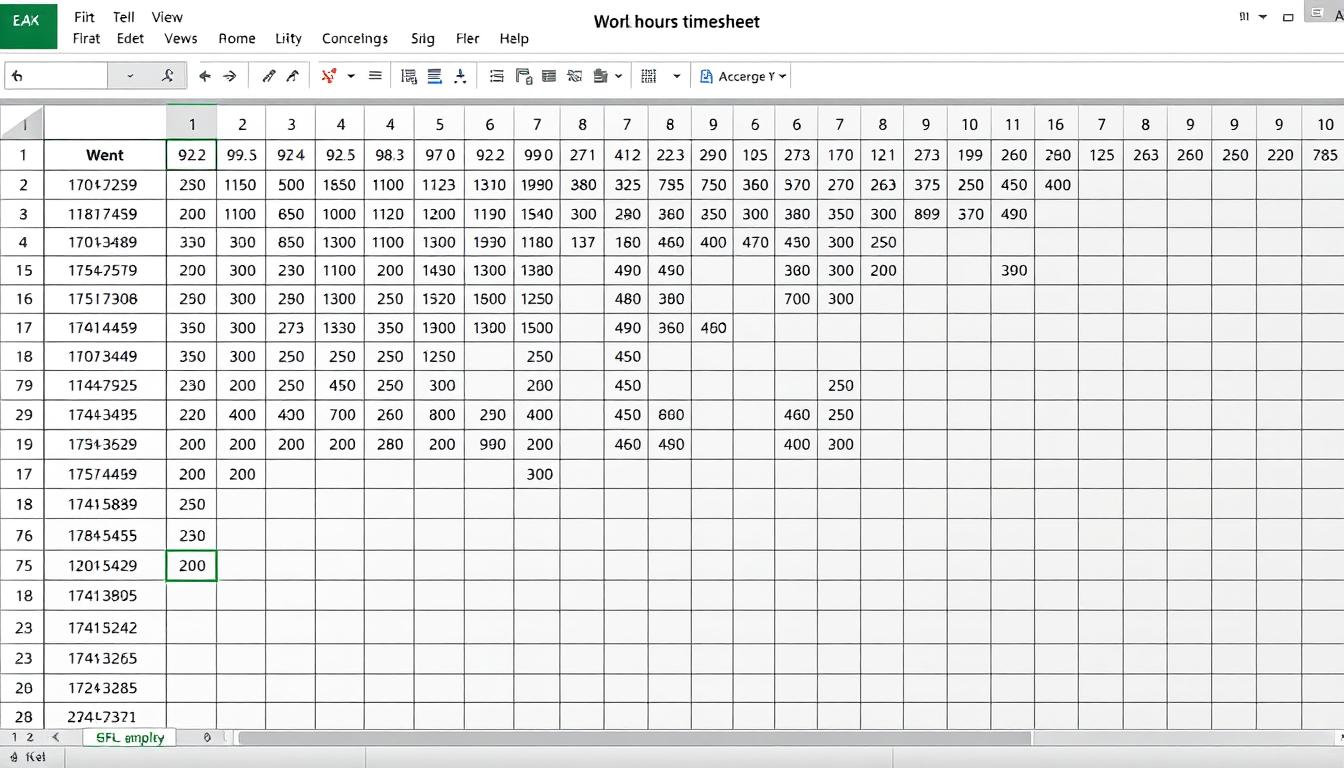 Arbeitszeittabelle Excel Vorlage hier kostenlos downloaden