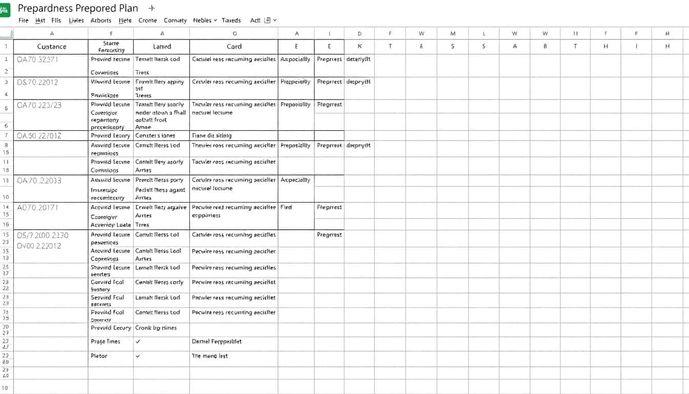 Bereitschaftsplan Excel Vorlage hier kostenlos downloaden