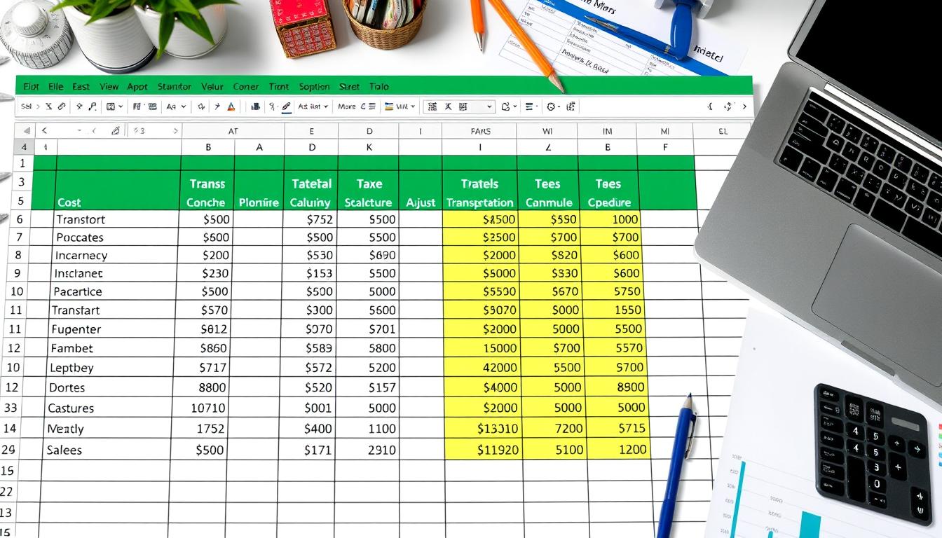 Bezugskosten Kalkulation Excel Vorlage hier kostenlos downloaden