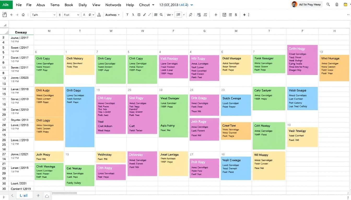 Content Plan Excel Vorlage hier kostenlos downloaden