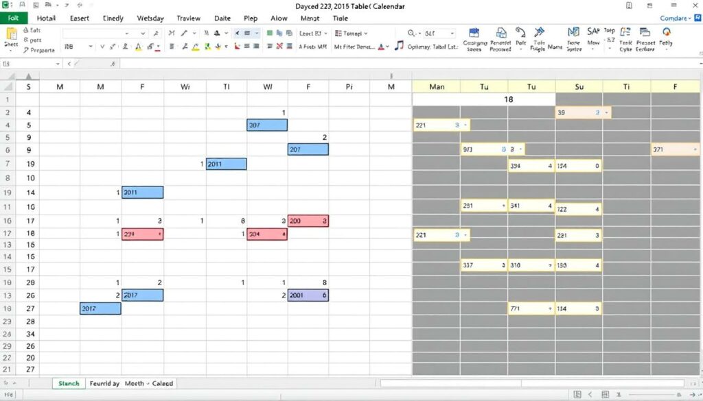 Dynamischer Kalender Excel Vorlage hier kostenlos downloaden