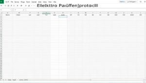 Elektro Prüfprotokoll Excel Vorlage hier kostenlos downloaden