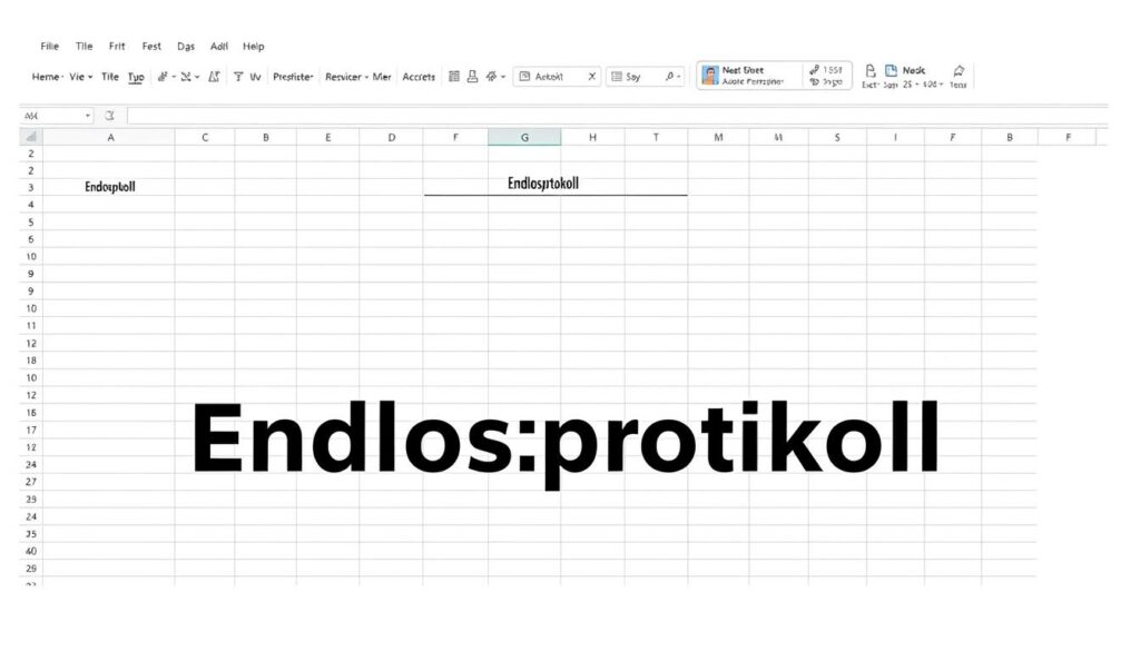 Endlosprotokoll Excel Vorlage hier kostenlos downloaden