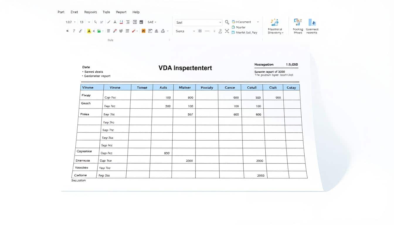 Erstmusterprüfbericht VDA Excel Vorlage hier kostenlos downloaden