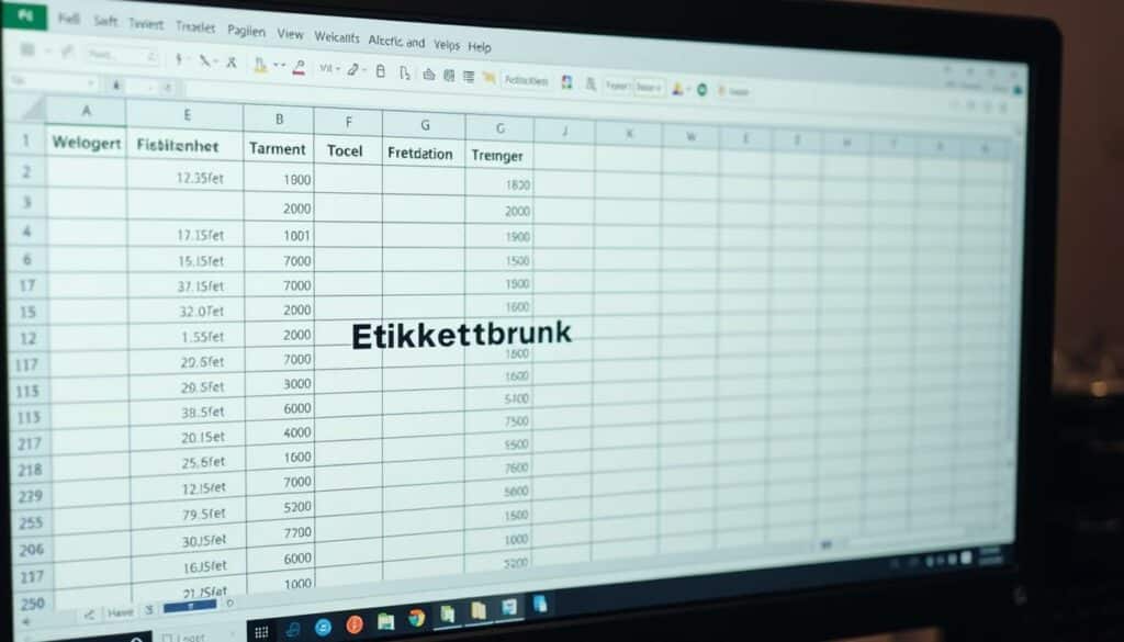 Etiketten drucken Excel Vorlage hier kostenlos downloaden