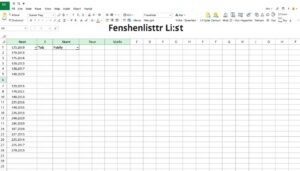 Fensterliste Excel Vorlage hier kostenlos downloaden