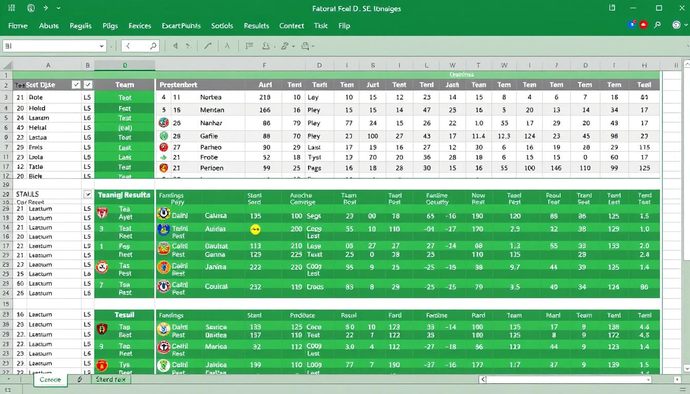 Fußball Tabelle Excel Vorlage hier kostenlos downloaden