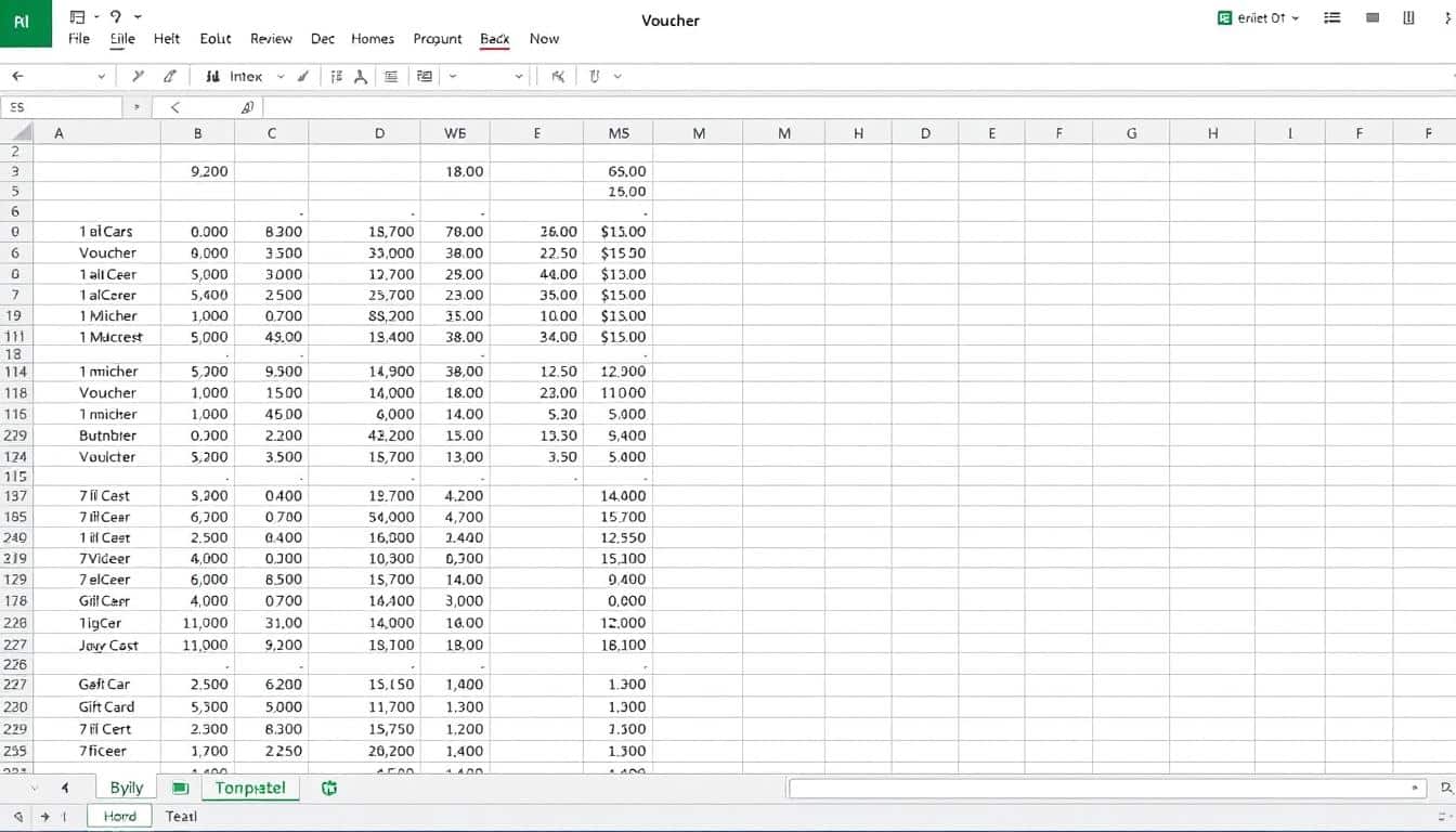 Gutschein Liste Excel Vorlage hier kostenlos downloaden