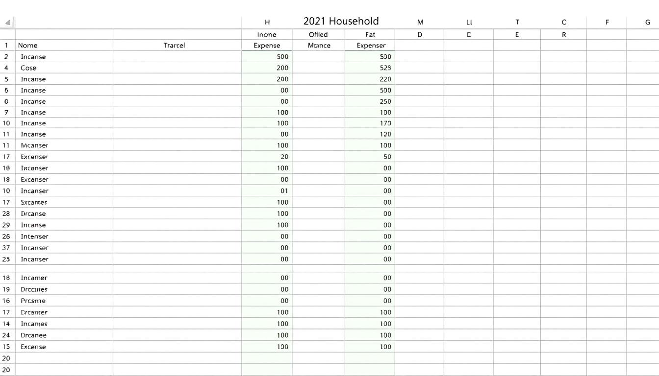 Haushaltsbuch Tabelle Excel Vorlage hier kostenlos downloaden