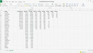 Haushaltskosten Excel Vorlage hier kostenlos downloaden