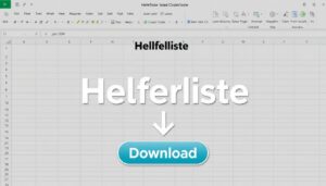 Helferliste Excel Vorlage hier kostenlos downloaden