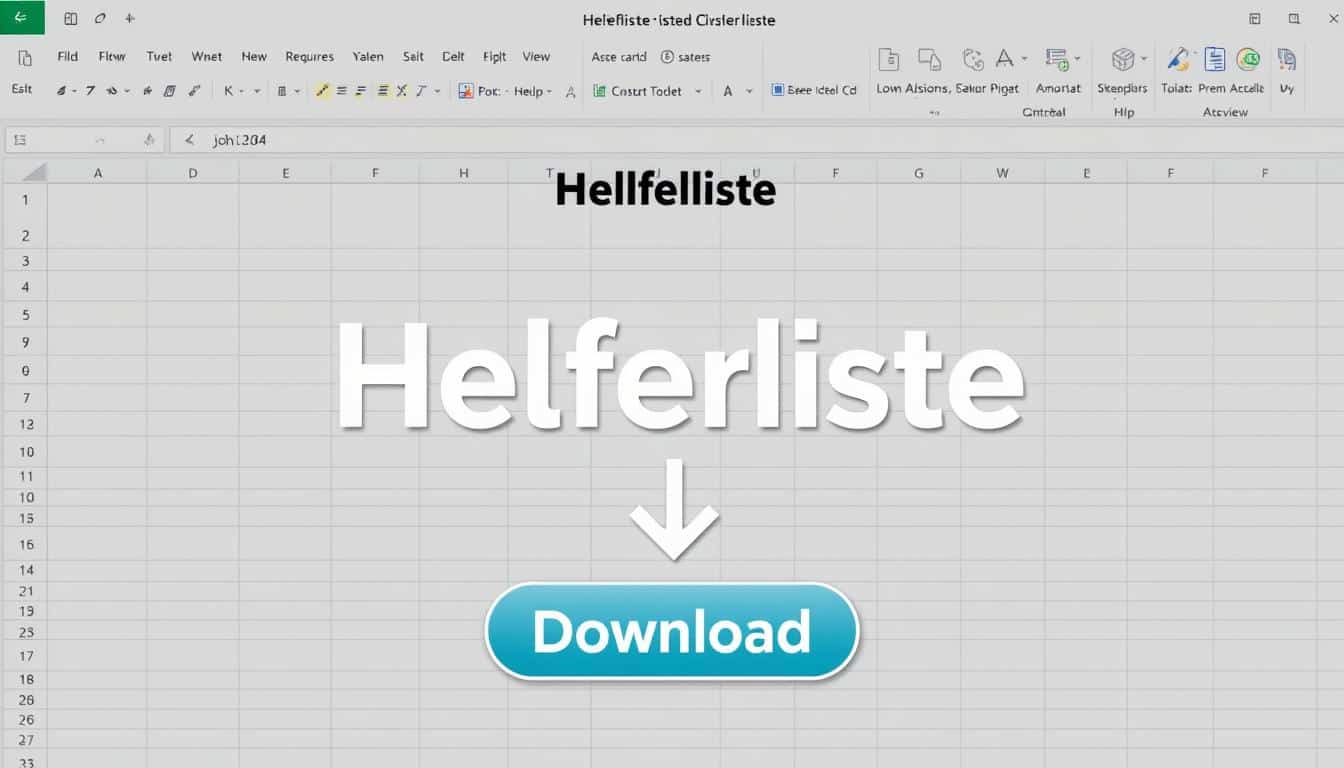 Helferliste Excel Vorlage hier kostenlos downloaden