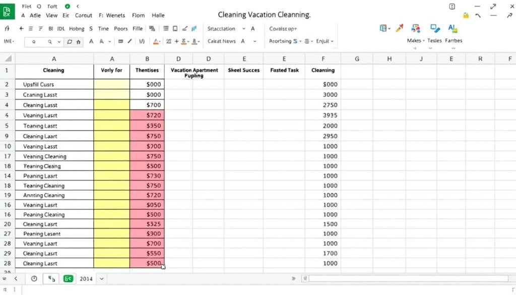 Kalkulation Endreinigung Ferienwohnung Excel Vorlage hier kostenlos downloaden