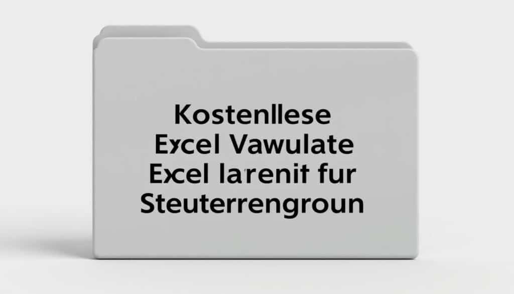 Lerngruppe Steuer Excel Vorlage hier kostenlos downloaden