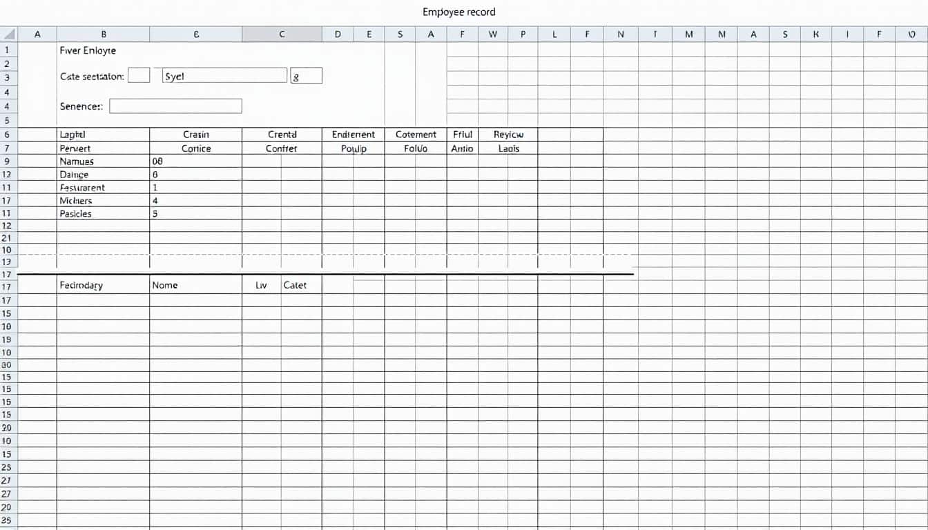 Mitarbeiter Stammdatenblatt Excel Vorlage hier kostenlos downloaden