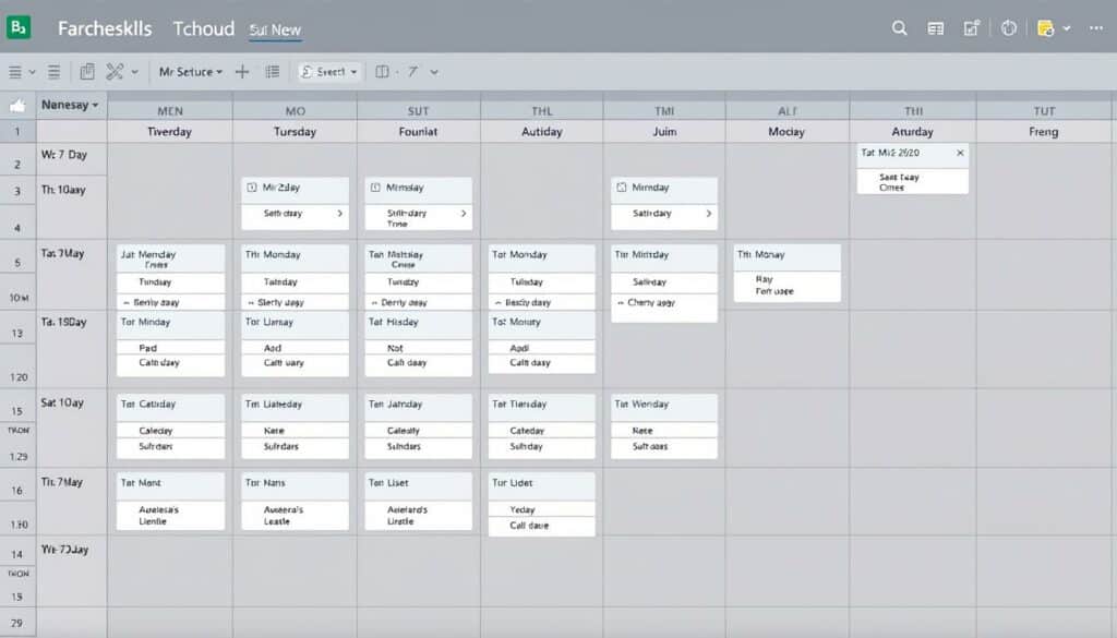 Monats Schichtplan Excel Vorlage hier kostenlos downloaden