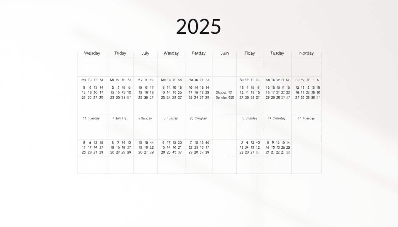 Monatskalender 2025 Excel Vorlage hier kostenlos downloaden