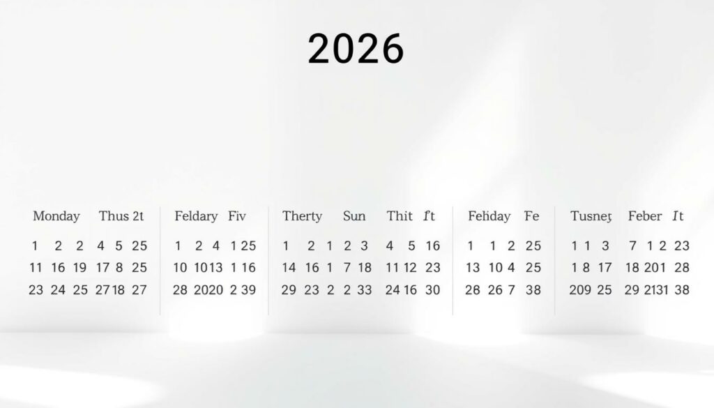 Monatskalender 2026 Excel Vorlage hier kostenlos downloaden