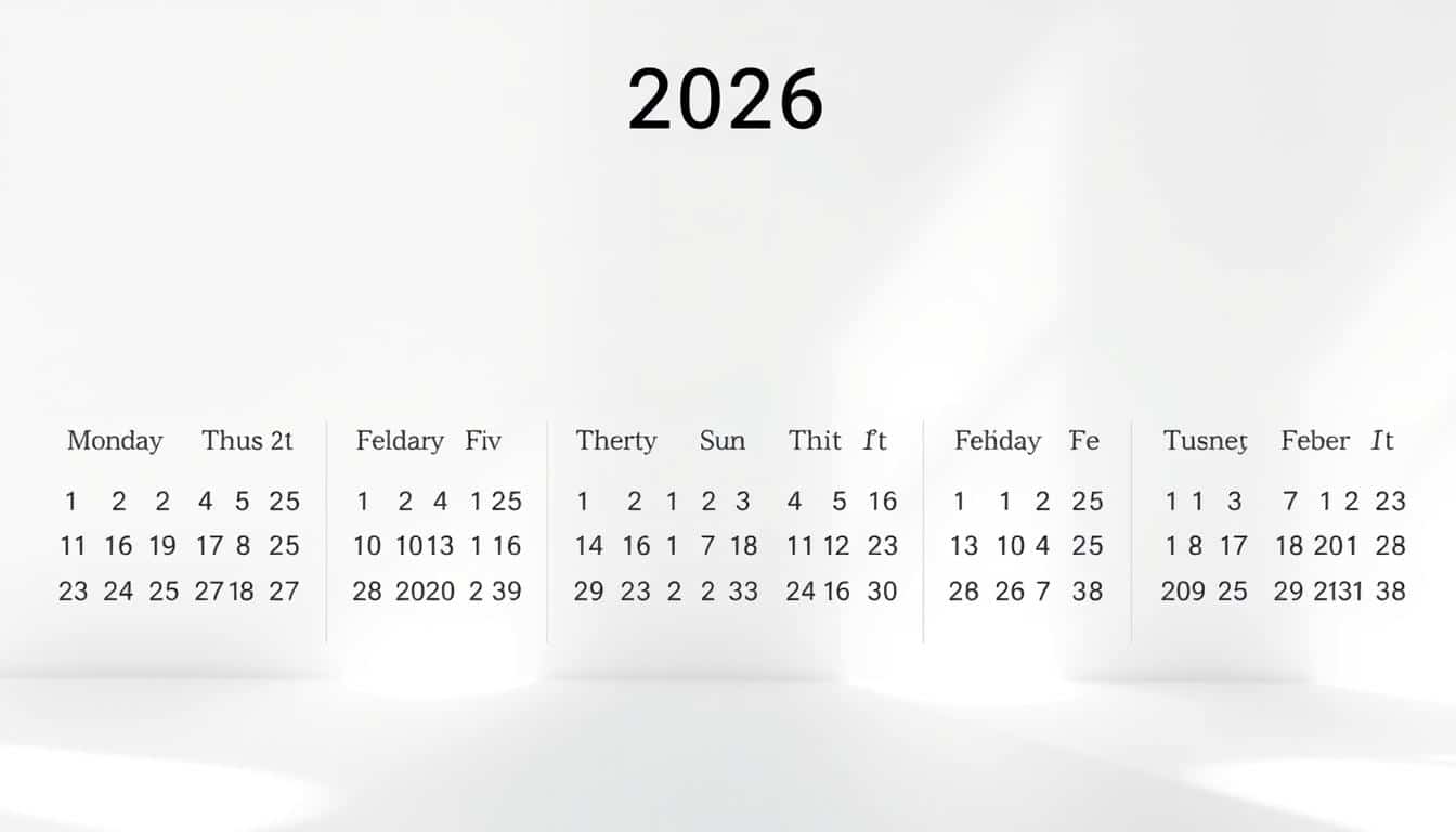 Monatskalender 2026 Excel Vorlage hier kostenlos downloaden