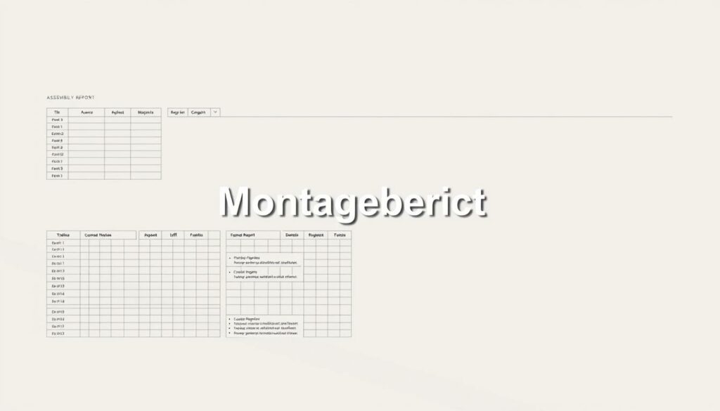 Montagebericht Excel Vorlage hier kostenlos downloaden